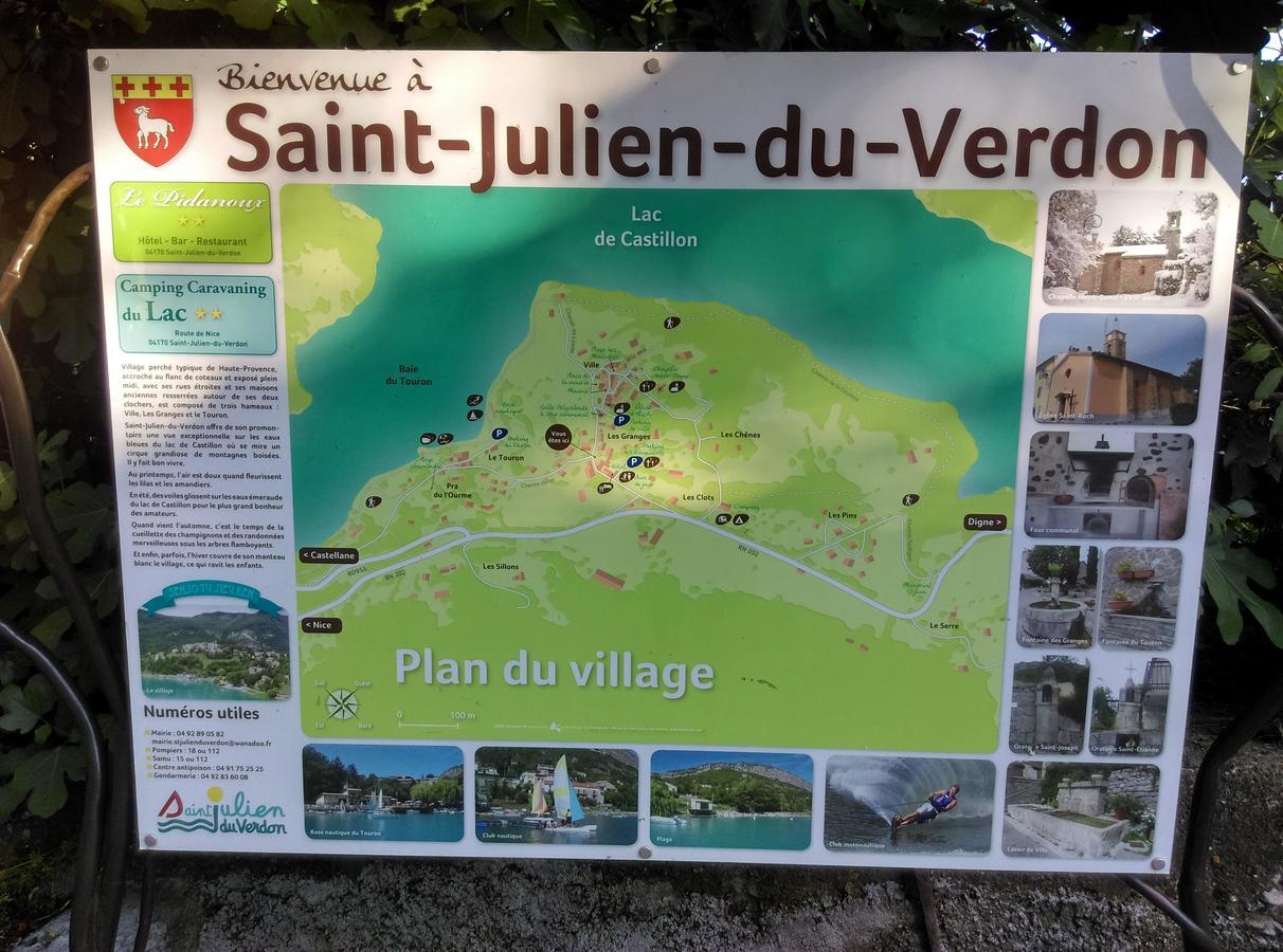 camping du lac Saint-Julien-du-Verdon Bagian luar foto